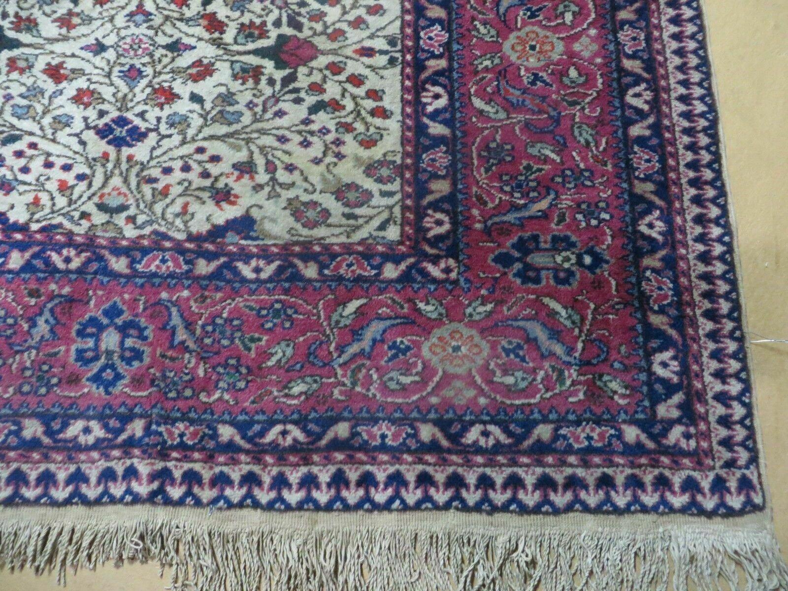 7' X 10' Semi Antique Handmade Turkish Sevas Kayseri Wool Rug Carpet Organic - Jewel Rugs