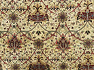 12' X 18' One-of-a-Kind Indian Agra Hand-Knotted Wool Rug Handmade Organic Dyes - Jewel Rugs