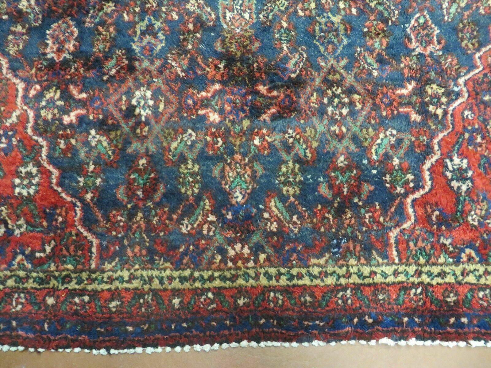 6' X 9' Antique Handmade India Floral Oriental Wool Rug Vegy Dye #628 - Jewel Rugs