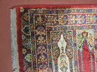 3' X 3' Vintage Machine Made Belgian Belgium Rug Mehrab Prayer Pattern LAHORE Nice - Jewel Rugs