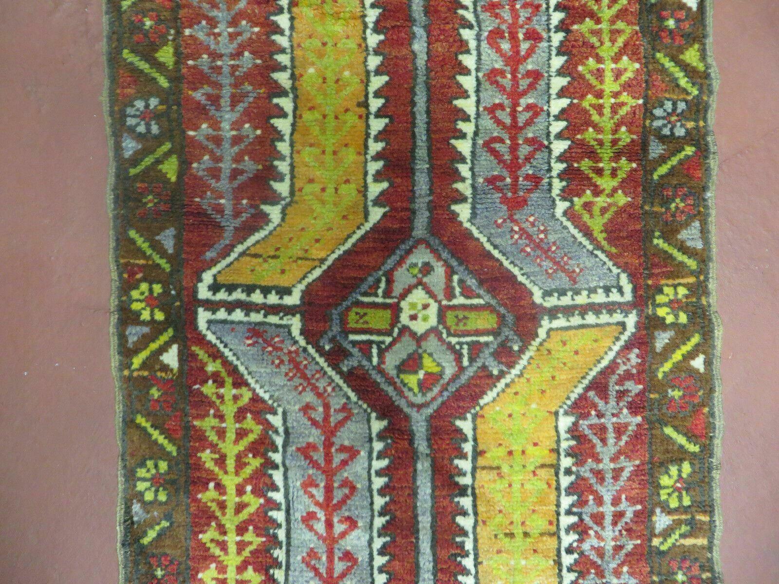 Small Turkish Yastik Rug 1.9 x 2.10, Antique Handmade Oushak Carpet - Jewel Rugs