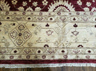 10' X 14' Vintage Handmade PESHAVAR CHOBI Pakistani Agra wool Carpet Nice - Jewel Rugs