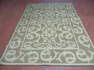 5' X 7' Machine Made Natural Fiber Jute Kilim Two Sided Rug Carpet Flat Weave Contemporary Design - Jewel Rugs