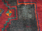 4' X 8' Antique Handmade India Geometric Oriental Wool Rug Veg Dyes Nice - Jewel Rugs