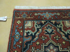 2' X 3' Handmade India Floral Oriental Wool Rug Carpet Vegetable Dye Rusted Red - Jewel Rugs