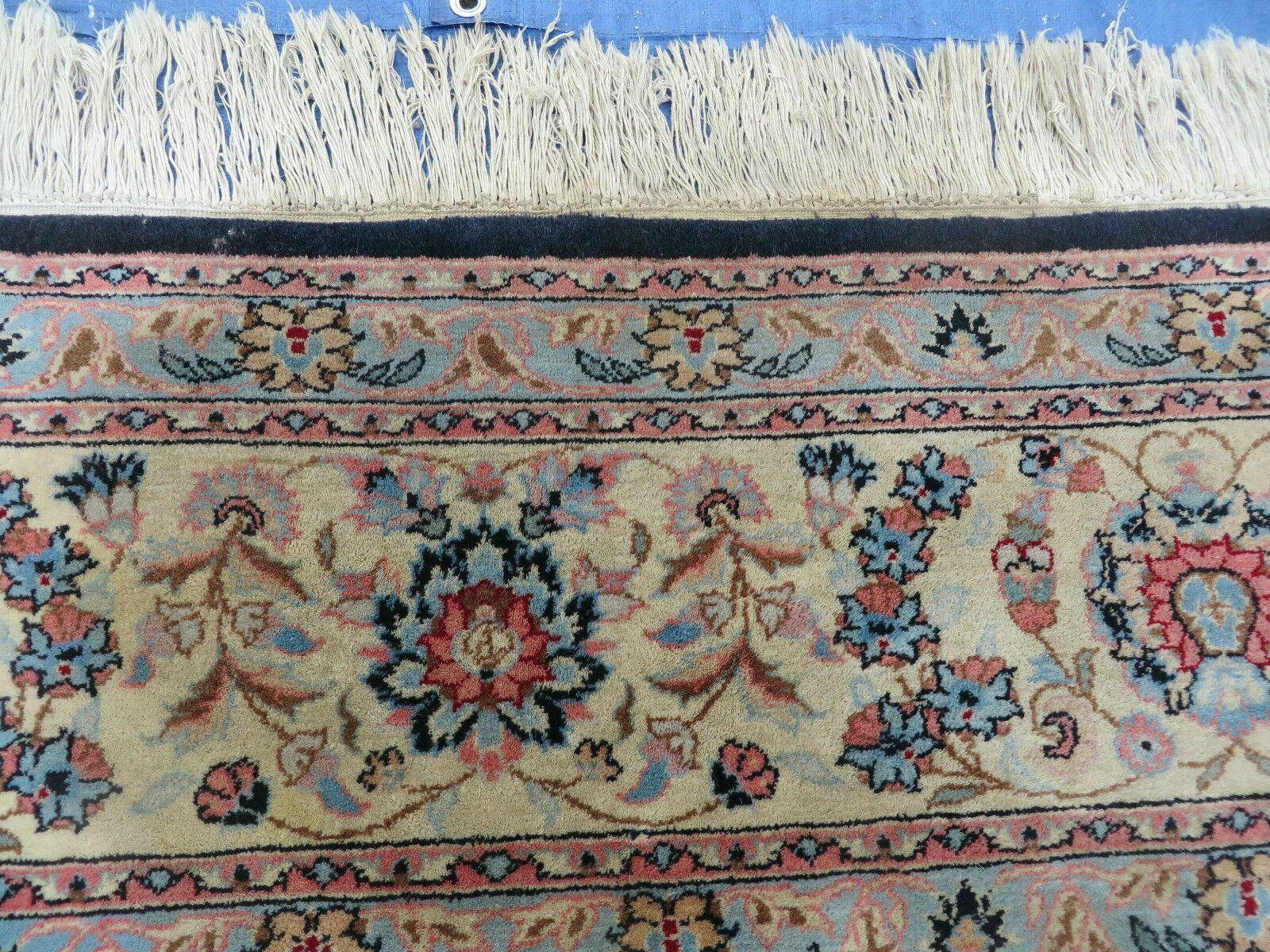 10' X 14' Vintage Handmade India Wool Hand Knotted Carpet Rug Organic Dyes Nice - Jewel Rugs