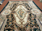 6' X 9' Vintage Chinese Handmade Wool Rug Aubusson Savonnerie - Jewel Rugs