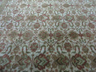 8' 5" X 12' Handmade India Agra Floral Oriental Wool Rug Tea Washed Carpet Nice - Jewel Rugs