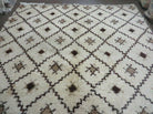 6' X 10' Vintage Handmade Moroccan Tribal Beni Ourain Wool Rug Carpet - Jewel Rugs