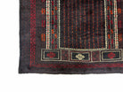 2' 9" X 4' 5" Vintage Handmade Pakistan Tribal Balouch Prayer Rug 3x5 Rug 5x3 - Jewel Rugs