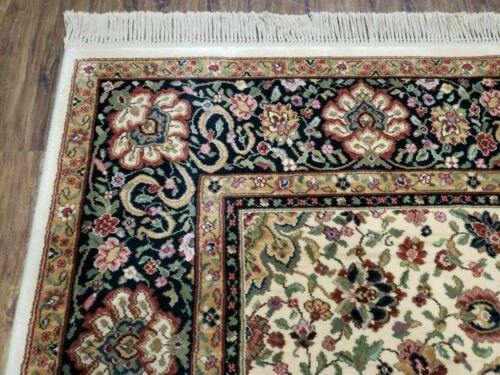 8' 8" X 12' Karastan Ivory Indo Kirman # 706 Wool Rug American Made Nice Beige - Jewel Rugs