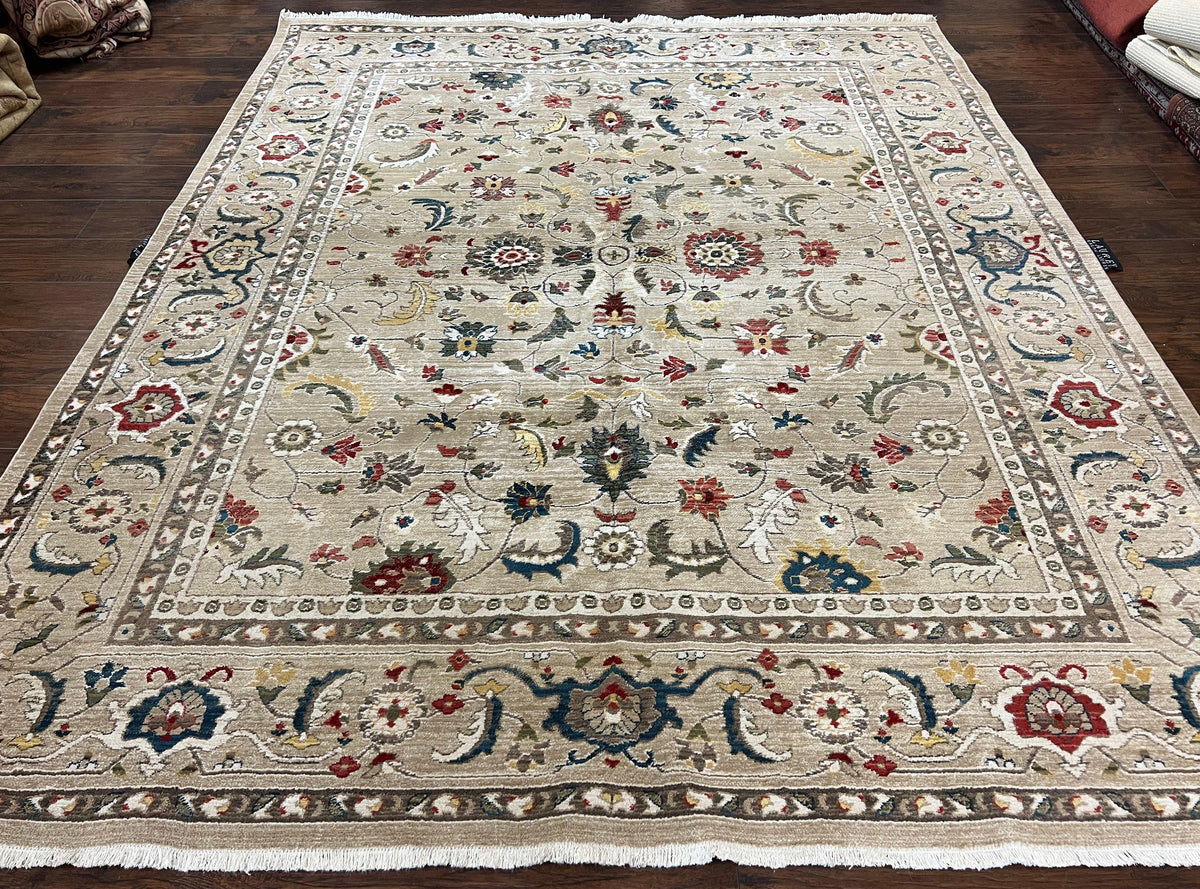 Ralph Lauren Rug 8x10 ft, Beige Room Sized Carpet 8 x 10, Persian Desi ...