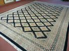 9' 2" X 11' 8" Handmade Finely Knotted Pakistani Turkoman Bokhara Wool Rug - Jewel Rugs