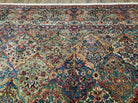 8' 8" X 12' Karastan Multicolor Panel Kirman # 717 Wool Rug American Beauty - Jewel Rugs