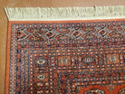 8.8 x 12 Karastan Bokhara Rug, Wool Area Carpet #722, Authentic Karastan, Turkoman Bukhara, Living Room Rug, 9x12 Vintage Karastan Rug Nice - Jewel Rugs