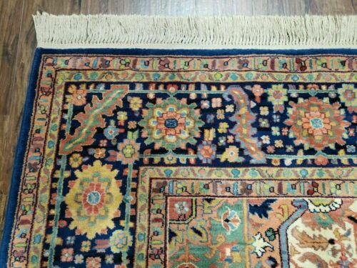 8' 8" X 12' Karastan Blue Heriz Serapi # 726 Wool RUG American Made Rare Nice - Jewel Rugs