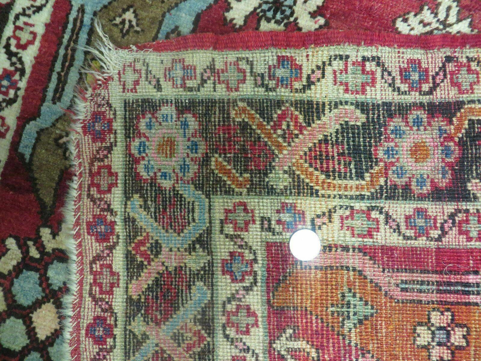 4' x 6' Antique Handmade Turkish Melas Oushak Wool Rug Carpet Nice - Jewel Rugs