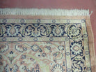 4' X 6' Vintage Handmade Fine Indian Silk Rug Kashmir Bird Nice - Jewel Rugs