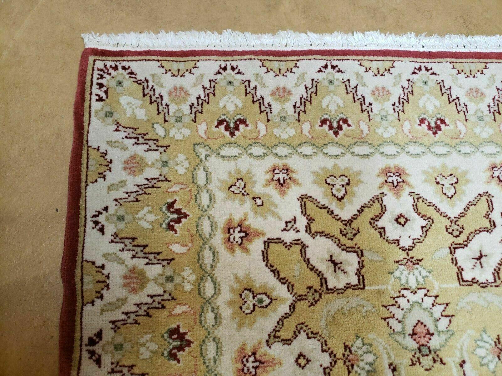 2' 10" X 11' Vintage Handmade Turkish Oushak Wool Runner Beige Oriental Rug Nice - Jewel Rugs