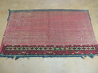 2.5' X 4' Antique Handmade Yamud Turkoman Tribal Wool Rug Bag Elephant Foot Nice - Jewel Rugs