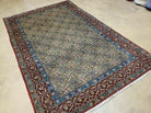 4' X 7' Handmade Turkish Wool Rug Paisley Hand Knotted Flowers One Of A Kind - Jewel Rugs