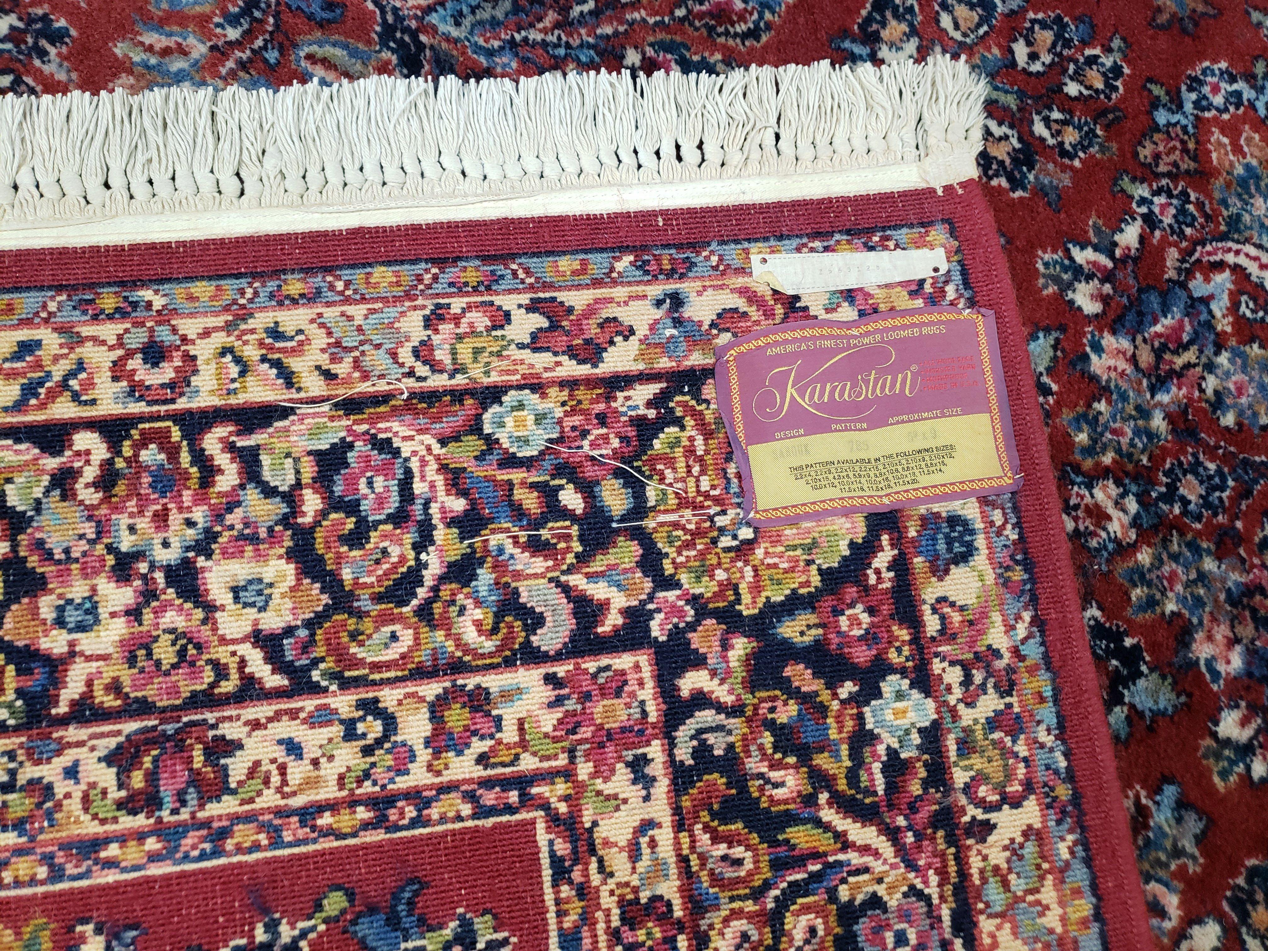 Antique Karastan Rug 5.9 x 9, Karastan Saroukk #785, Original Karastan Collection, 700 Series, Red Wool Karastan Rug, Discontinued, Vintage - Jewel Rugs