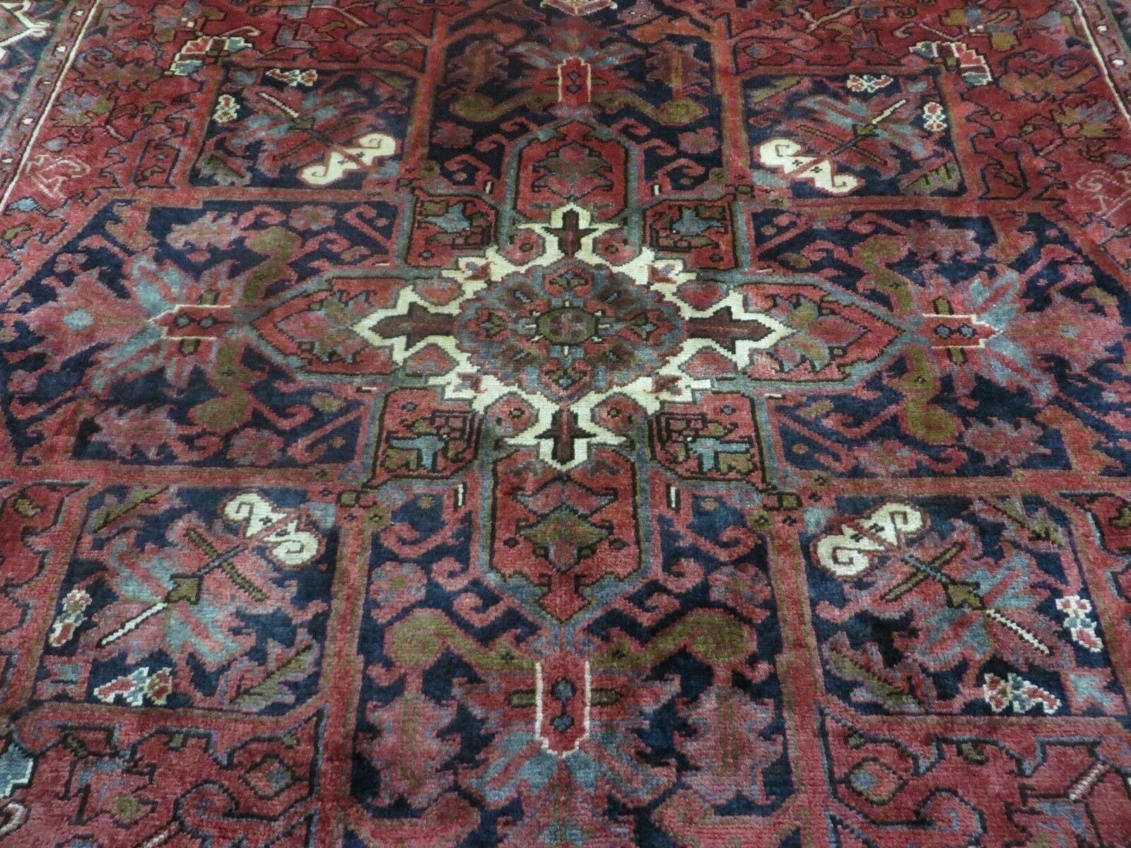 8' X 11' Vintage Handmade Turkish Wool Rug Nice - Jewel Rugs