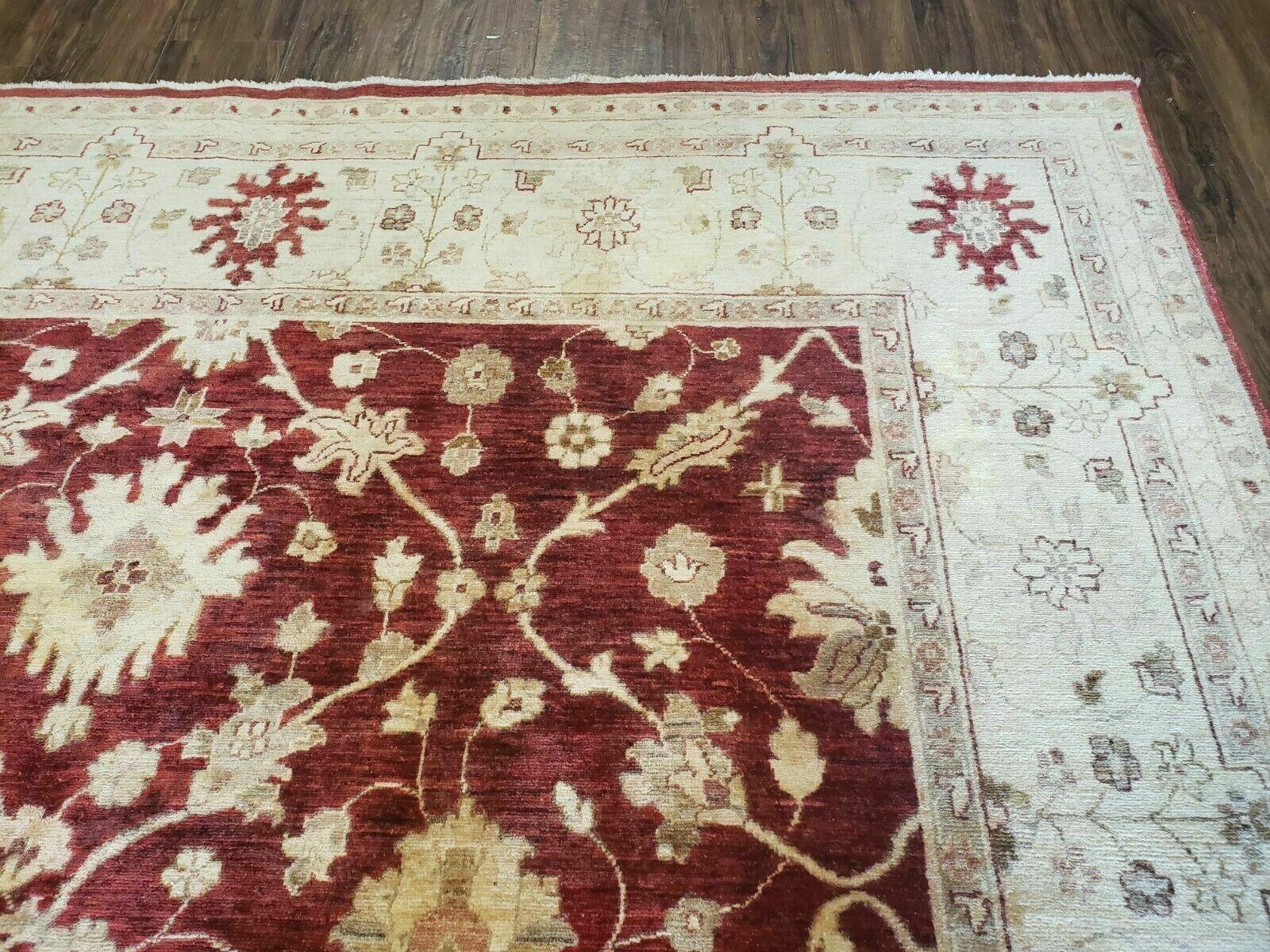 8' X 10' Handmade Peshawar Floral Oriental Wool Rug Hand Knotted Carpet Nice - Jewel Rugs