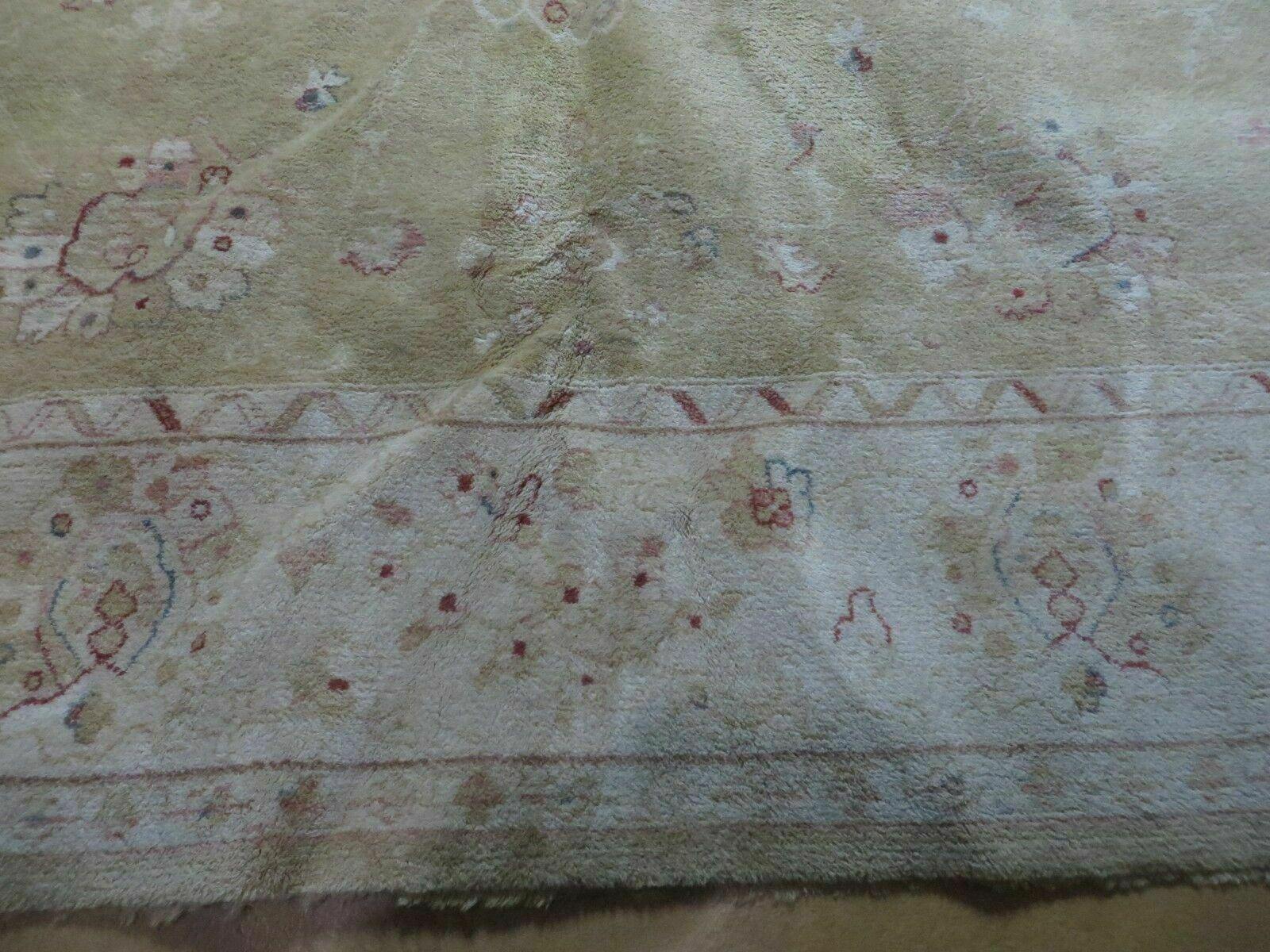 Karastan Rug 8x11 Wool Pile Oushak Pattern Vintage Carpet - Jewel Rugs