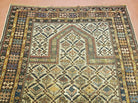 3' 7" X 5' Antique Handmade Caucasian Shirvan Wool Prayer Rug Dagestan - Jewel Rugs