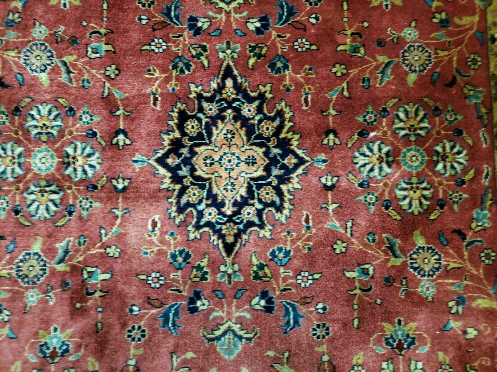 4' X 6' Fine Handmade India Agra Floral Oriental Wool Rug Carpet Beauty Red Wow - Jewel Rugs