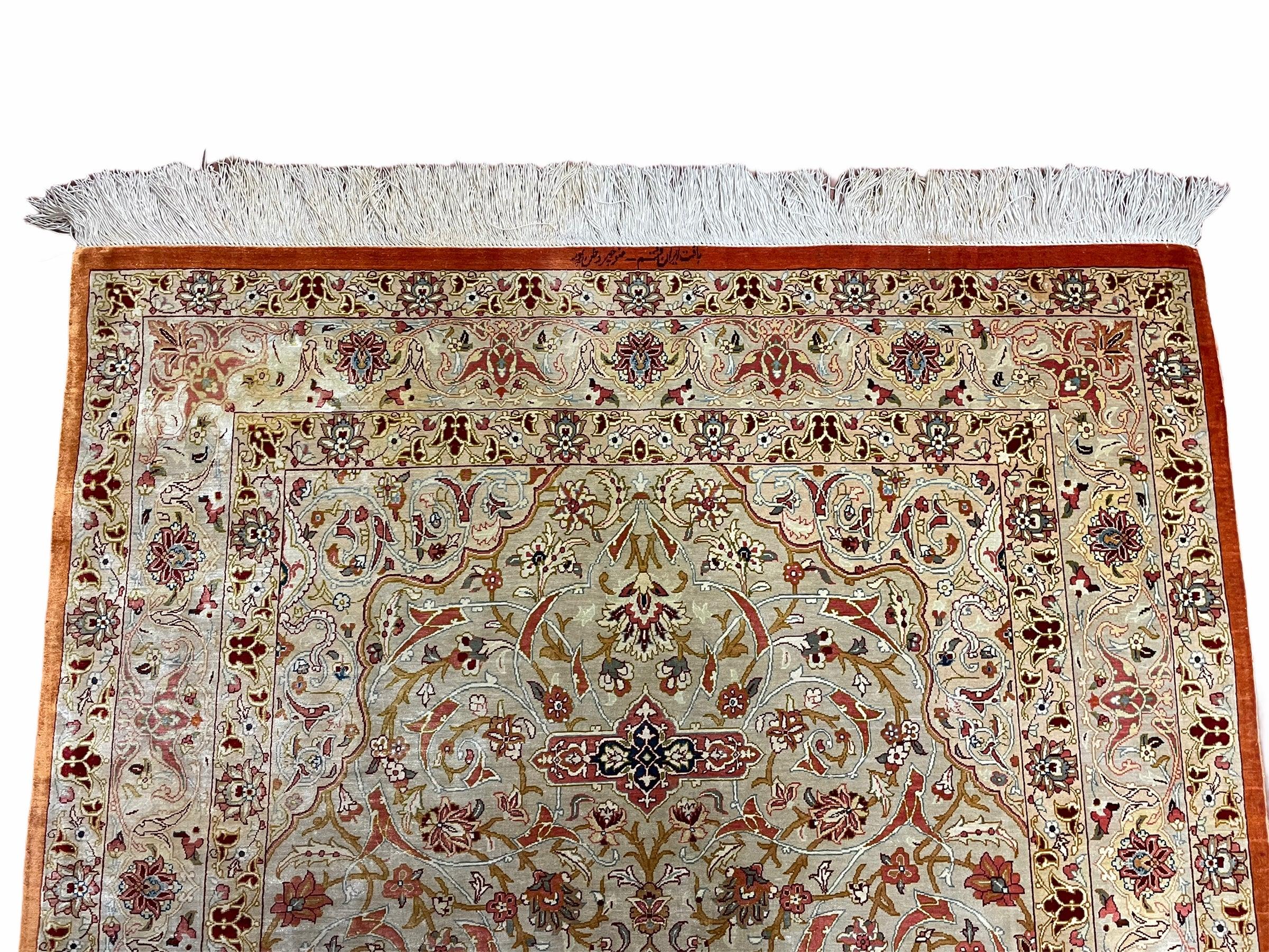 3' X 5' Vintage Fine Handmade Turkish Oriental Silk Rug 900 KPSI Wow - Jewel Rugs