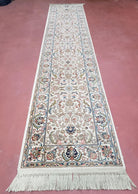 Vintage Karastan Runner Rug 2.6 x 12, Karastan Tabrizz #738, 12ft Long Runner Rug, Wool, USA Made, Discontinued Karastan, Original Karastan - Jewel Rugs