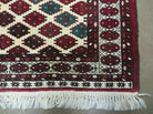 3' X 4' Vintage Handmade Pakistan Bokhara Turkoman Balouch Wool Rug Mat Nice - Jewel Rugs