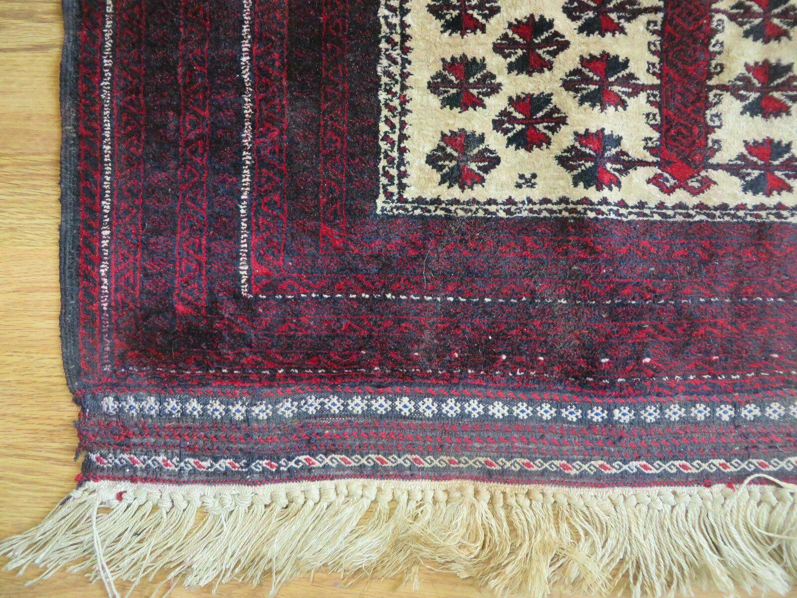 3' X 5' Handmade Fine Knotted Balouch Turkoman Prayer Silk Wool Rug - Jewel Rugs