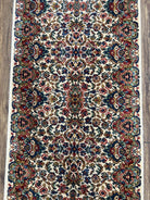 Karastan Floral Kirman Rug #742, Karastan Runner Small 2.7 x 5.5, Karastan Wool Rug, Vintage Karastan Small Karastan Mat Original 700 Series - Jewel Rugs