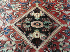 9' X 12' Antique Handmade Indian Agra Wool Rug Carpet Vegetable Dyes # 720 - Jewel Rugs