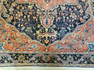 4.5' X 6.5' Handmade Antique Fine Indian Wool Rug Carpet Red - Jewel Rugs