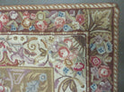 5' X 8' Vintage Handmade Hooked Rug Aubusson Pattern Floral Garden Nice - Jewel Rugs