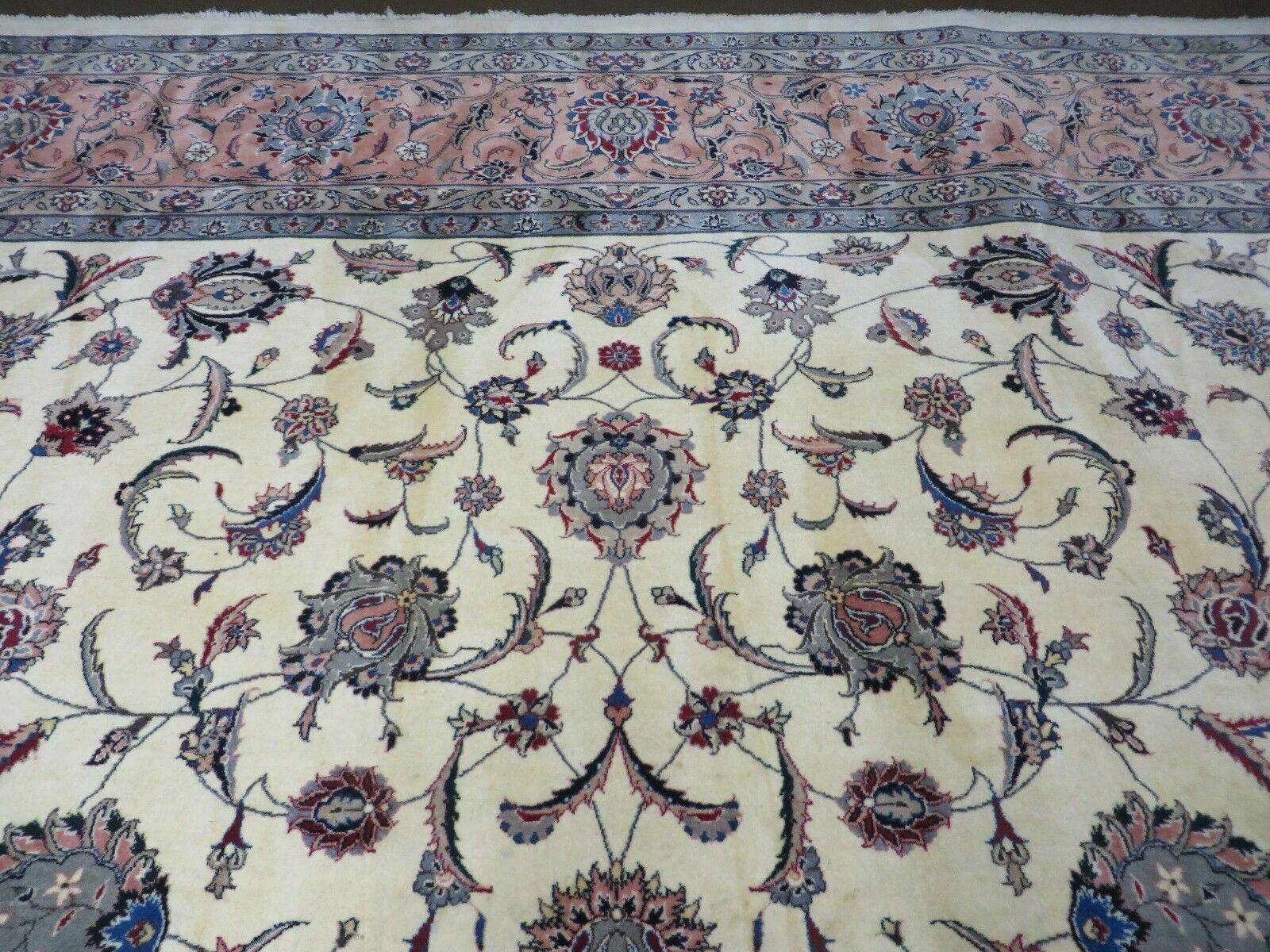 11' X 15' Vintage Hand Knotted Pakistani Oriental Wool Rug Hand Knotted Carpet - Jewel Rugs