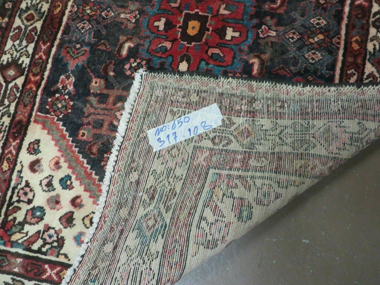 3' 6" X 10' 3" Antique Handmade Turkish Wool Runner Rug - Jewel Rugs