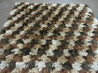 5' X 8' Ultra Plush Shag Rug Thick Pile Silky Rya Style Brown Tan Nice Rug # 82 - Jewel Rugs