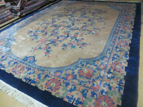 9' X 12' Antique Hand Made Art Deco Nichols Peking Fette Chinese Rug Carpet Nice - Jewel Rugs