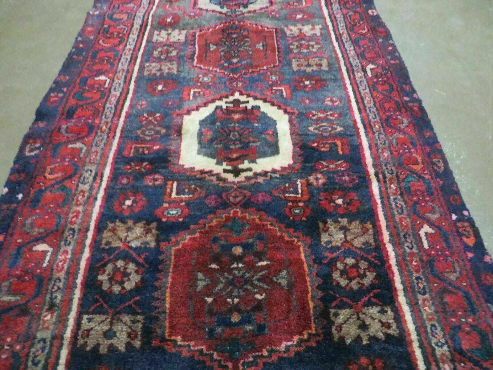 3' X 9' Antique Handmade Turkish Anatolian Wool Rug Veg Dye Runner - Jewel Rugs