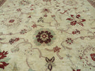 10' X 14' Vintage Hand Knotted Made Indian Agra Wool Rug Vegetable Dyes - Jewel Rugs