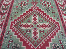 4' X 6' Vintage Handmade Turkish Kazak Design Wool Rug Carpet Nice - Jewel Rugs