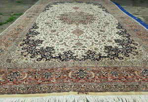 12' X 19' One-of-a-Kind Pakistani Hand Knotted Wool Rug Hand Made Carpet Wow - Jewel Rugs