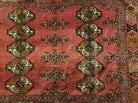 3' 1" X 5' 5" Antique Handmade Tribal Wool Rug Salor Turkoman Organic Dyes Wow - Jewel Rugs