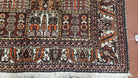 Vintage Persian Bakhtiari Rug, Four Seasons, Panels, Wool, Hand-Knotted, 5' 6" x 9' 5" - Jewel Rugs