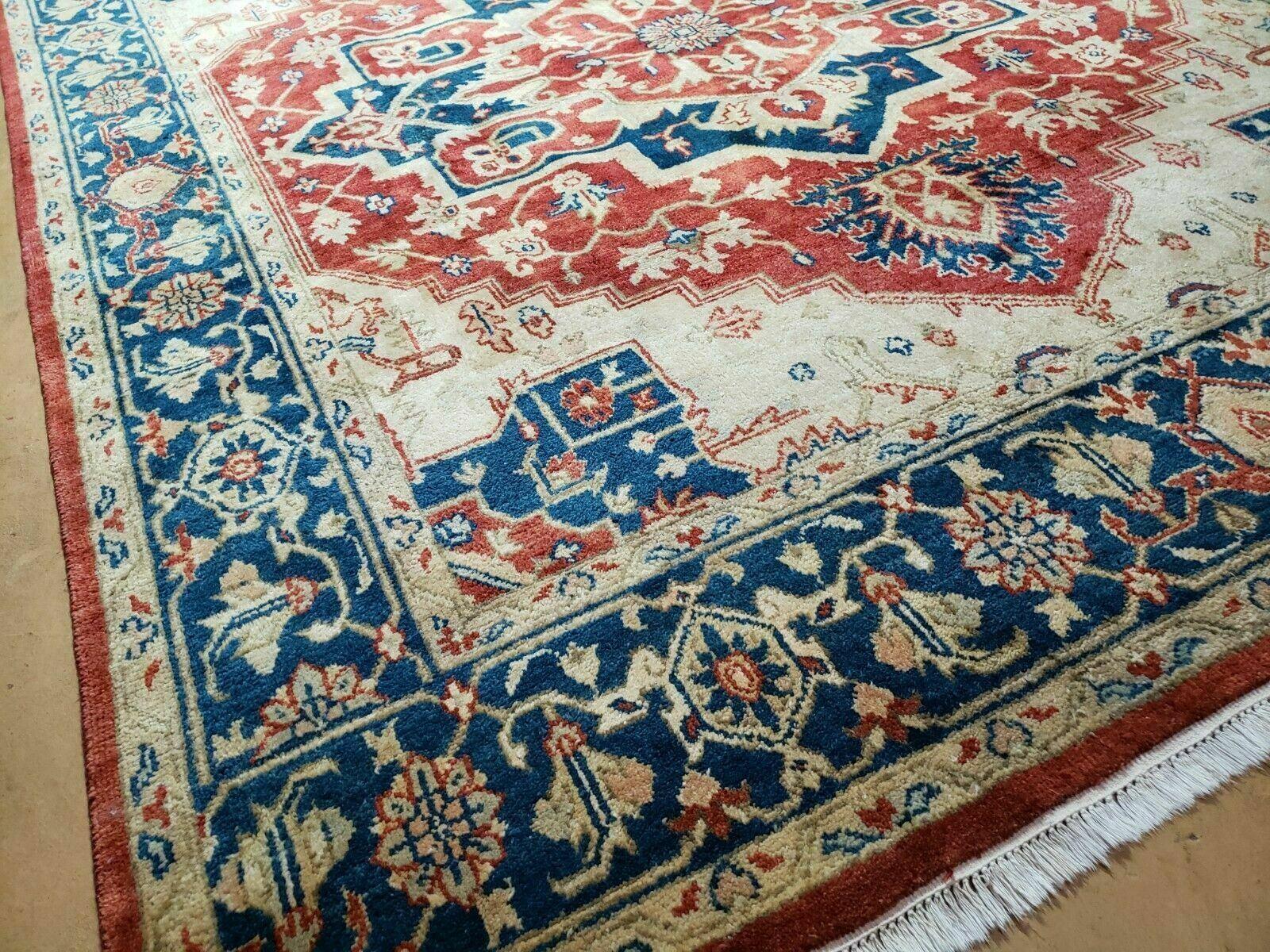 8' X 10' Vintage Handmade Turkish Wool Rug Nice - Jewel Rugs